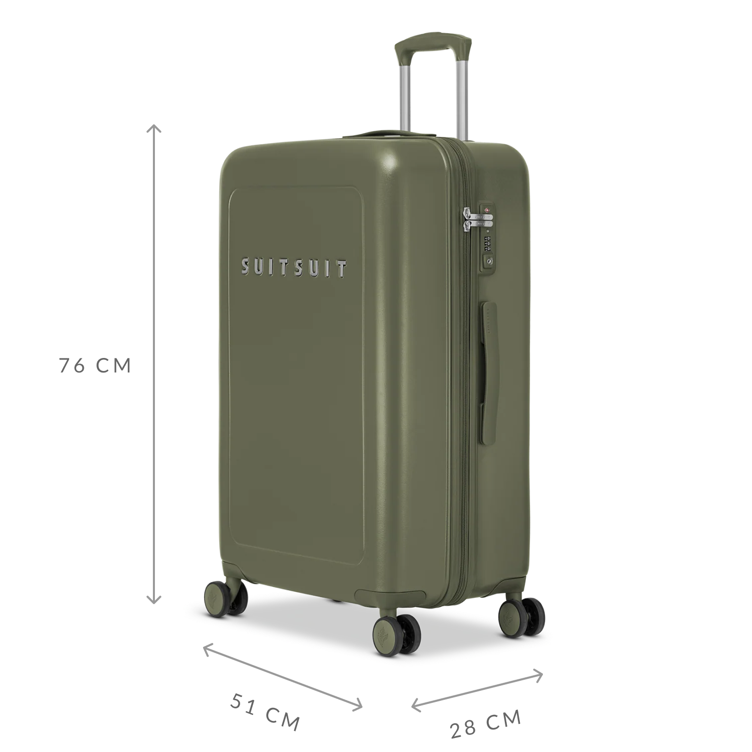 Natura - Dark Olive - Reisekoffer (76 cm) - Image 4